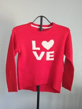 NWT Vince Camuto Red LOVE Sweater Size 12
